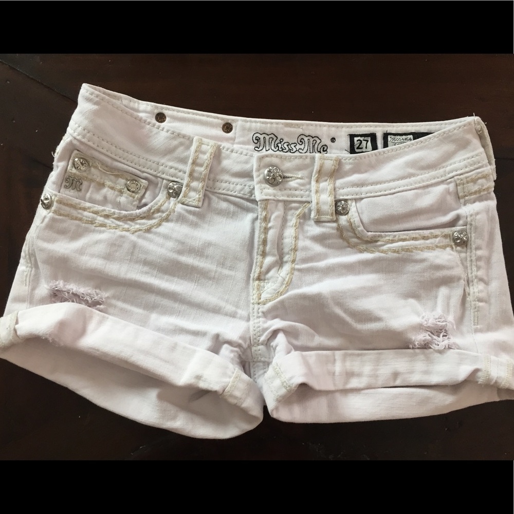 Miss Me Distressed Shorts